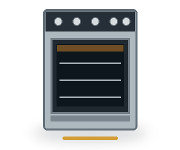 Oven and cooker
